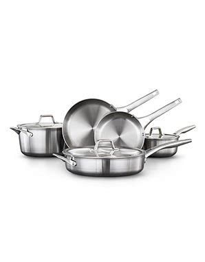 Calphalon Premier Stainless Steel 11-Piece Cookware Set | CalphalonUSAStore