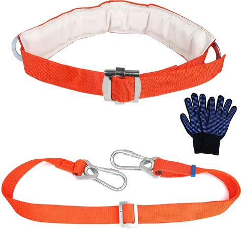 TT TRSMIMA Safety Belt with Adjustable Lanyard - tree climbing belt ...