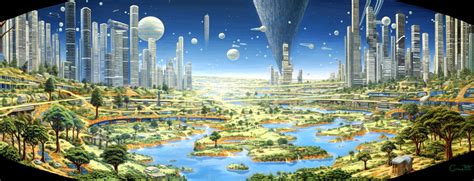 SciFi City Landscape 026 by LowThunders on DeviantArt