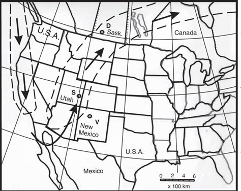 A simplified map showing the configuration of the jet stream in North... | Download Scientific ...