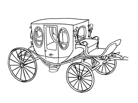 Carriage to Print Coloring Page - Free Printable Coloring Pages for Kids