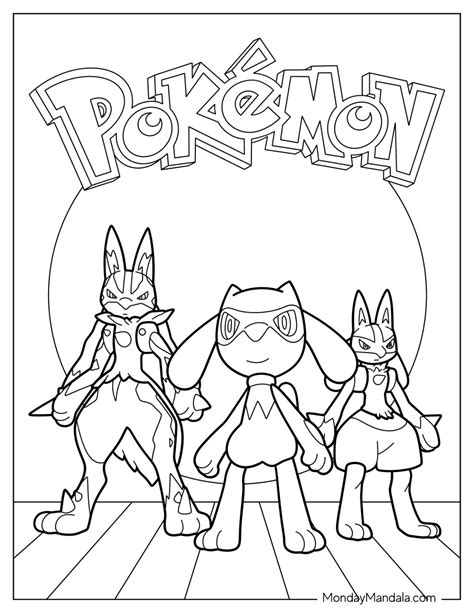 20 Lucario Coloring Pages (Free PDF Printables)