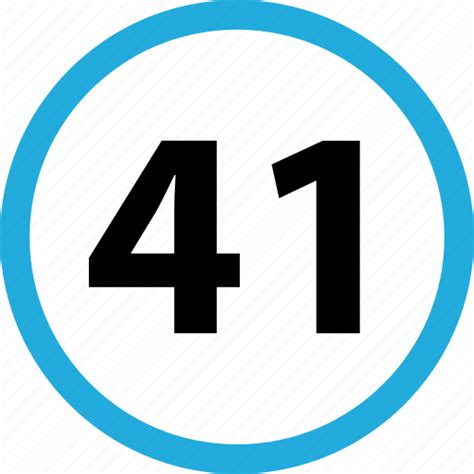 Number, 41, numbers icon - Download on Iconfinder