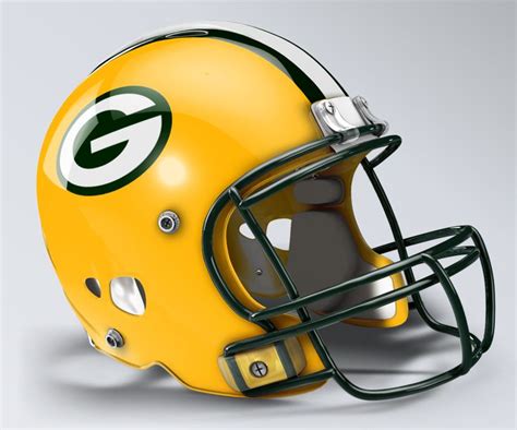 Green Bay Packers Throwback Helmet | Green bay packers helmet, Football helmets, High school ...