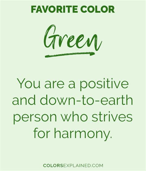 Favorite Color Green: What Does It Say About You (2025) • Colors Explained