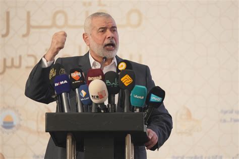 Haniyeh outlines context and objectives of Hamas Operation Al-Aqsa ...