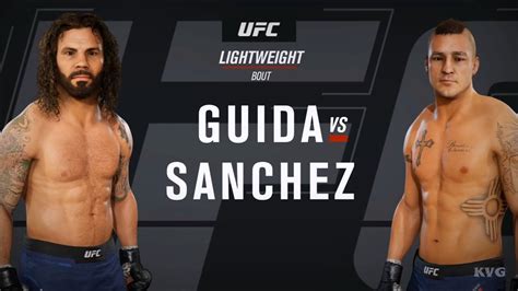 EA Sports UFC 3 - Clay Guida vs Diego Sanchez - Gameplay (HD) [1080p60FPS] - YouTube