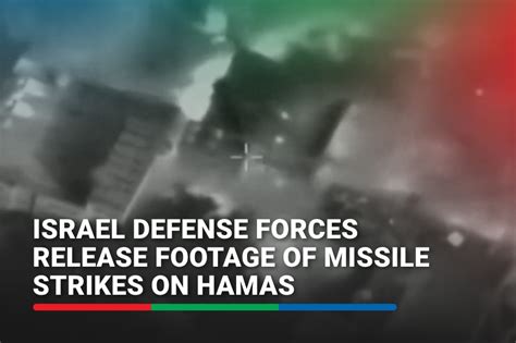 Israel shows missile strikes on buildings said to be used by Hamas | ABS-CBN News