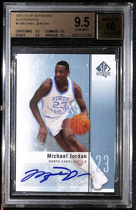 Lot Detail - RARE 2011-12 SP Authentic Michael Jordan Autograph Card ...