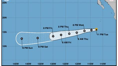 Hurricane Dora 2024 Path - Storm Emmeline