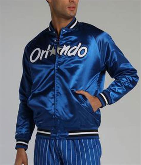 Satin Lightweight Blue Orlando Magic Jacket - Jacket Makers