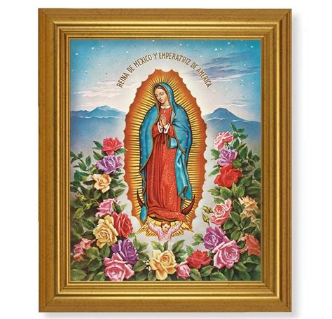 Our Lady of Guadalupe Gold Framed Art - Buy Religious Catholic Store