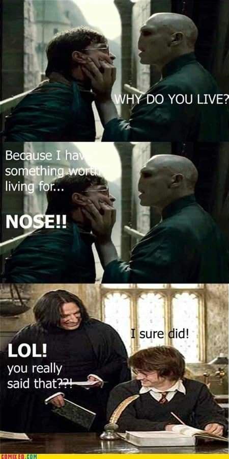 Voldemort nose "memes" that aren't even funny : r/ComedyCemetery