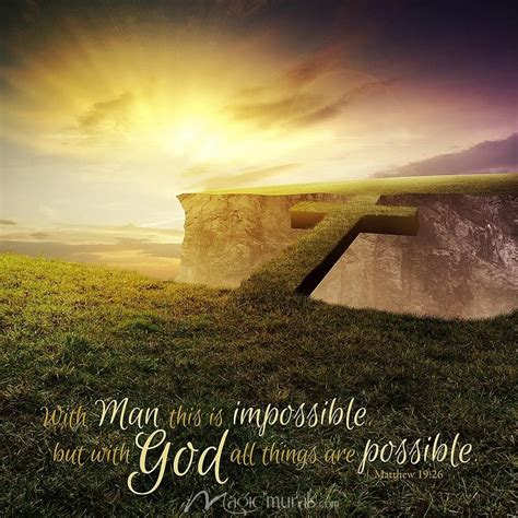 All Things Possible, Matthew Christian Paintings, Bible Images, Church Signs, Jesus Art, Jesus ...