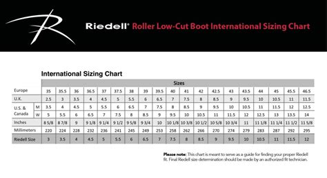 Riedell 265 Size Chart | informacionpublica.svet.gob.gt