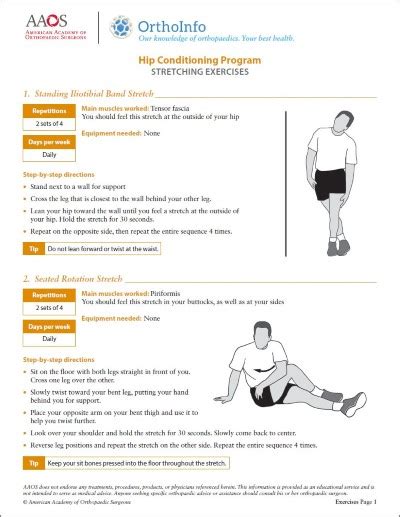 Hip Rehabilitation Exercises - OrthoInfo - AAOS