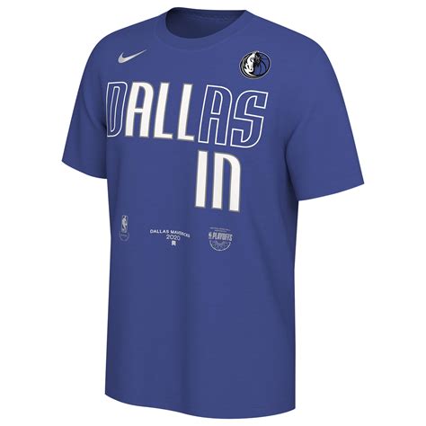 Nike Cotton Nba Playoff Mantra T-shirt in Blue for Men - Lyst