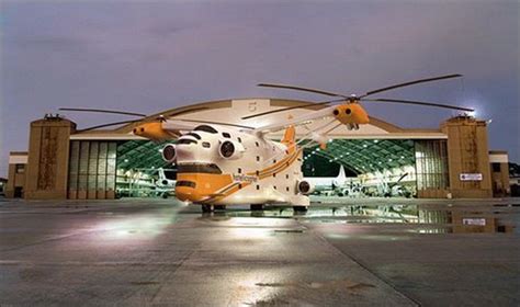 Soviet Mil V-12 Helicopter: First Flying Hotel ~ MegaMachine