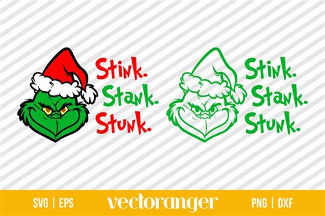 Stink Stank Stunk Grinch SVG | Vectoranger