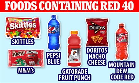 Red 40, a food dye found in snacks like Pepsi and Doritos can trigger inflammatory bowel disease ...