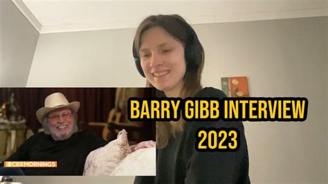 Barry Gibb Interview 2023 REACTION - YouTube