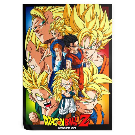 Dragon Ball Posters - Saiyan Fusion DBZ store » Dragon Ball Store