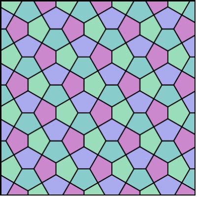 Pentagon tiling | Tesselations, Tessellation patterns, Pentagon design