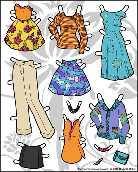 Printable Paper Dolls Clothes