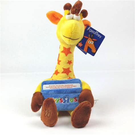 Toys R Us Exclusive Geoffrey Giraffe 13" Plush Embroidered Gift Card ...