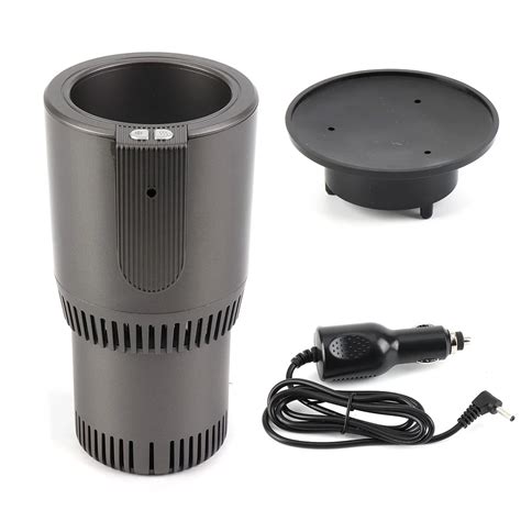 Car Drinks Holders Heating Cooling 2 In 1 Car Cup Holder 12V Universal Plug In Cigarette Lighter ...