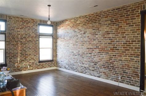 Grouting Brick Veneer | Brick veneer wall, Faux brick walls, Brick ...