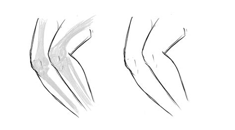 How to Draw the Knee, Bent, (and straight), Step-by-Step! | GVAAT'S WORKSHOP | Bent, Leg anatomy ...