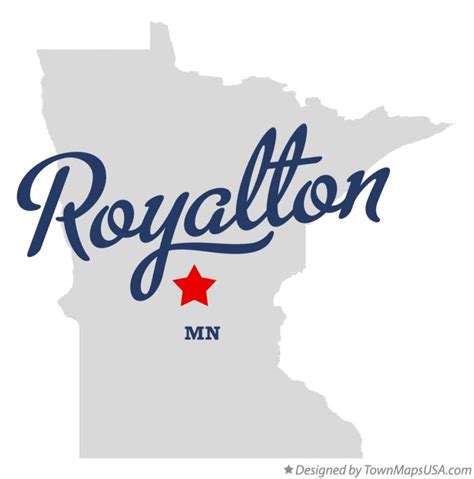 Map of Royalton, Morrison County, MN, Minnesota