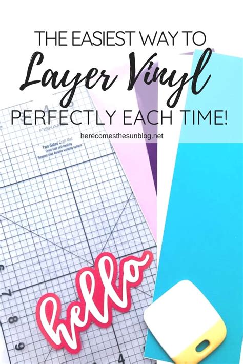 Crafting with vinyl? Learn how to layer vinyl designs perfectly each ...