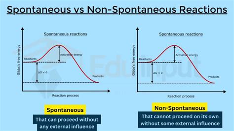 Difference between Spontaneous and Non-Spontaneous Reactions