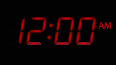 Electronic Clock,Time, HD1080P Stock Footage Video 4307777 - Shutterstock