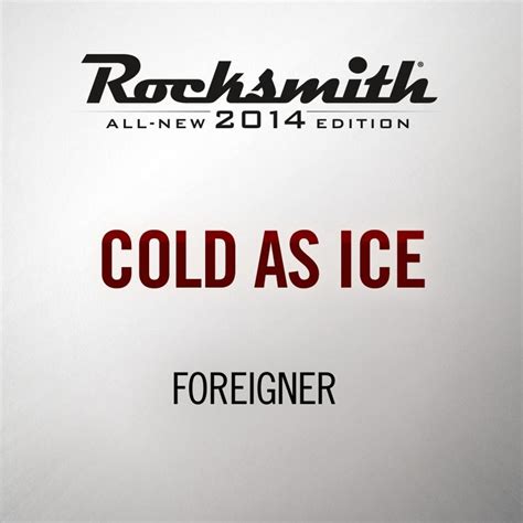 Rocksmith: All-new 2014 Edition - Foreigner: Cold As Ice (2014) PlayStation 3 box cover art ...