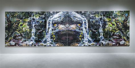 Ben Quilty, Fairy Bower Falls Rorschach no.2, 2014, 220 x 780 cm ...