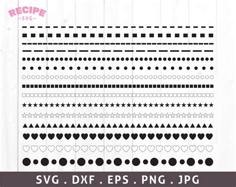 Dotted Line svg Dot Underline svg Divider line svg Line of | Etsy