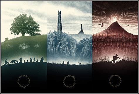 LOTR Trilogy Poster. | Posters by Marko Manev : r/lotr