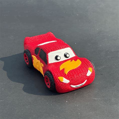 Knitted Lightning McQueen | 3D models download | Creality Cloud