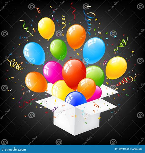 Party balloons vector stock vector. Illustration of frame - 124941531