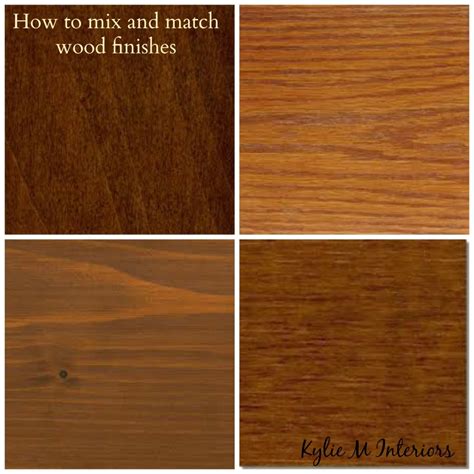 How to Mix, Match and Coordinate Wood Stains / Undertones