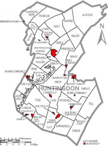 huntingdon county map - PA-TitleCompany.com