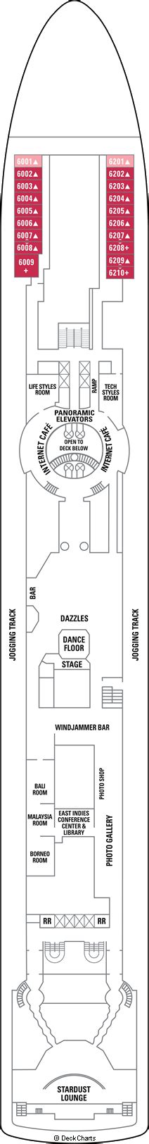 Norwegian Sun Deck Plans: Ship Layout, Staterooms & Map - Cruise Critic