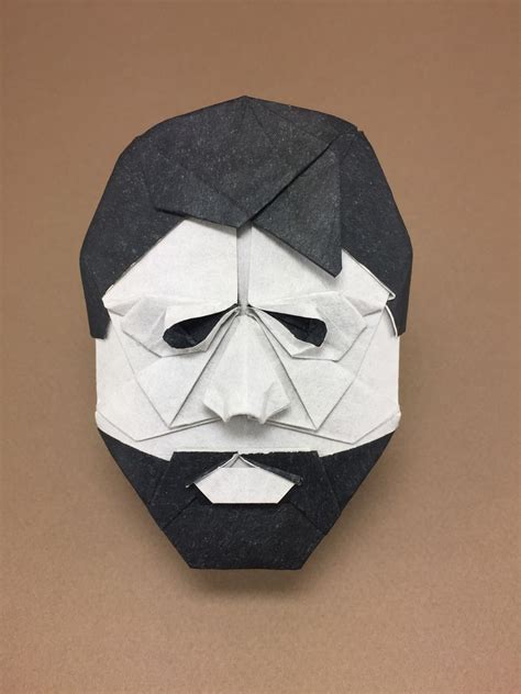 Mask study by Quentin Origami | Origami, Mask, Art