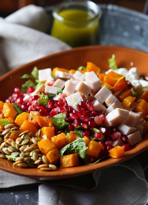 Thanksgiving Leftovers Chopped Salad - Cookies and Cups