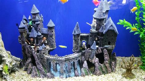 Harry Potter Hogwarts Aquarium with Glofish | The Planted Tank Forum