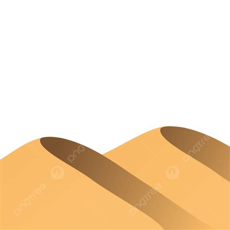 Sand Dune Desert Vector Illustration, Sand Dunes, Sand Vector, Sand ...