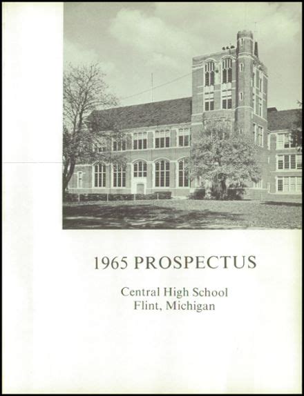 Explore 1965 Central High School Yearbook, Flint MI - Classmates